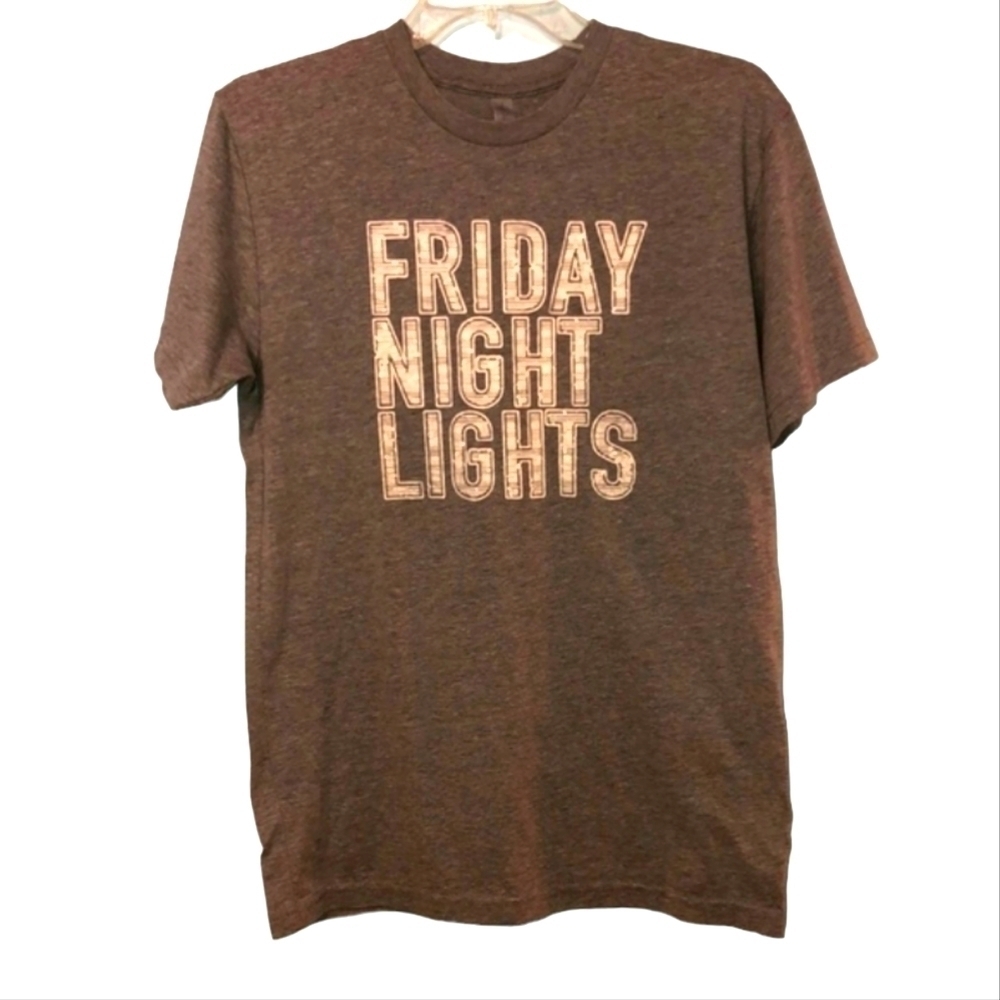 Next Level Apparel size small gray short sleeve tee shirt Friday Night Lights